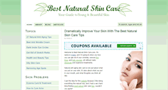 Desktop Screenshot of best-natural-skin-care.com
