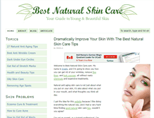 Tablet Screenshot of best-natural-skin-care.com